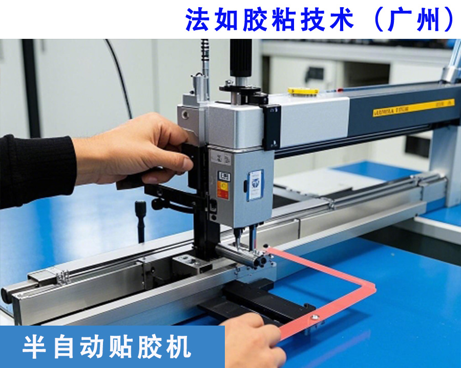 XY轴半自动贴胶机